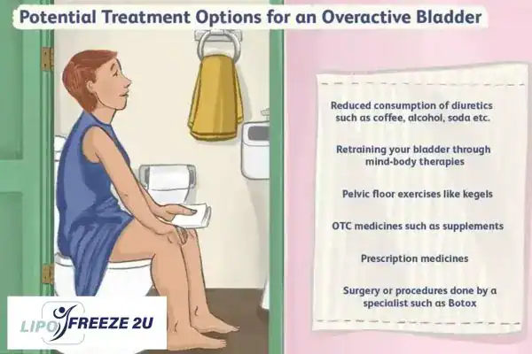 image of woman on toilet because of an overactive bladder Herefordshire
