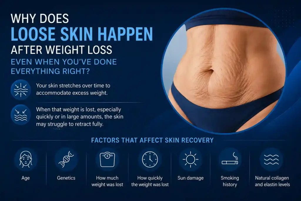 Why Does Loose Skin Happen After Weight Loss Even When You’ve Done Everything Right Herefordshire?