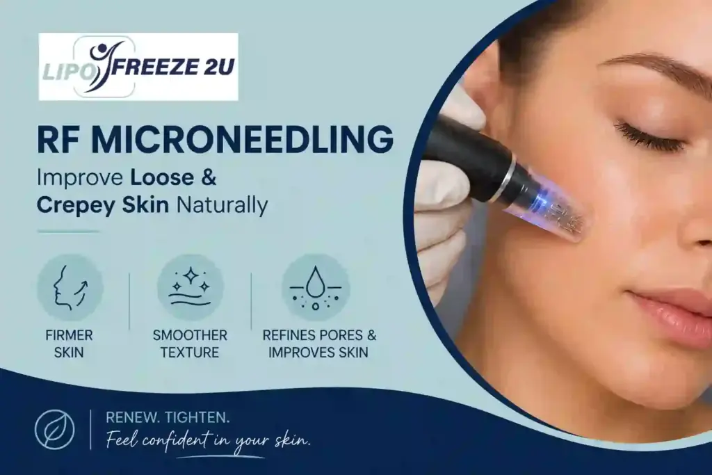 Can RF Microneedling Help Improve Loose and Crepey Skin Herefordshire?